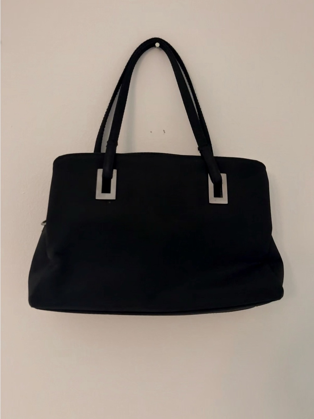 Classic Black Women's Small Tote Handbag